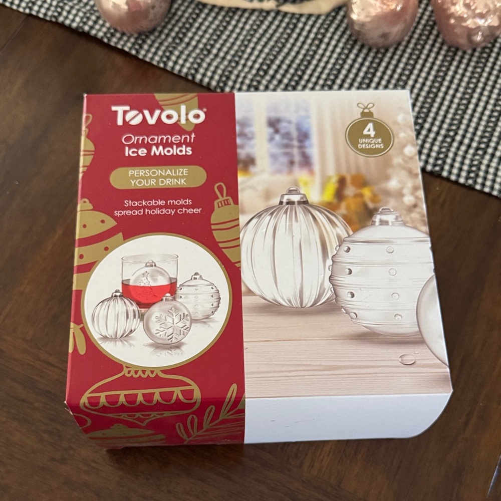 Holiday Ornament Ice Molds - (quantity of 4 molds) Tovolo